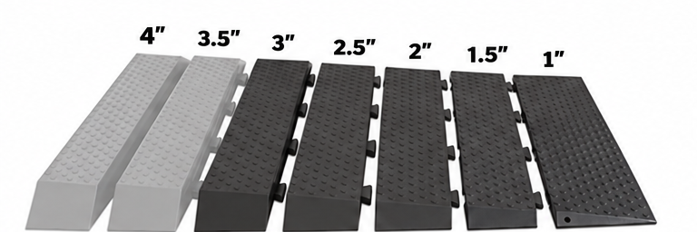 Modular Rubber Threshold Ramp 3" Rise